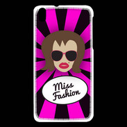 Coque HTC Desire 816 Miss Fashion Chatain