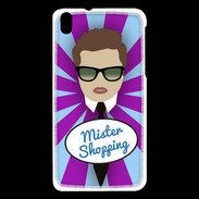 Coque HTC Desire 816 Mister Shopping Chatain
