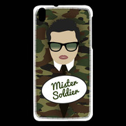 Coque HTC Desire 816 Mister Soldier Brun