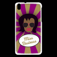 Coque HTC Desire 816 Miss business Black