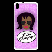 Coque HTC Desire 816 Miss Champagne Black