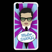 Coque HTC Desire 816 Mister Swag Brun