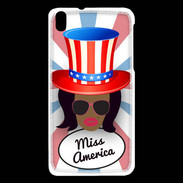 Coque HTC Desire 816 Miss USA Black