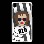 Coque HTC Desire 816 Miss Bretagne Chatain