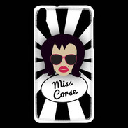 Coque HTC Desire 816 Miss Corse Brune