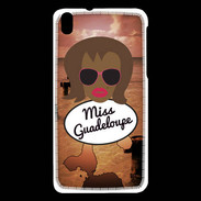 Coque HTC Desire 816 Miss Guadeloupe Black