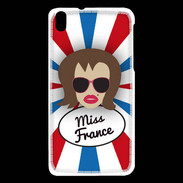 Coque HTC Desire 816 Miss France Chatain