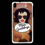 Coque HTC Desire 816 Miss Guadeloupe Brune