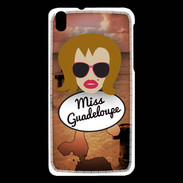 Coque HTC Desire 816 Miss Guadeloupe Rousse