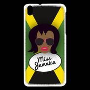 Coque HTC Desire 816 Miss Jamaica Black