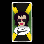 Coque HTC Desire 816 Miss Jamaica Brune