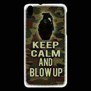 Coque HTC Desire 816 Keep Calm and Grenade Camouflage