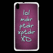 Coque HTC Desire 816 LOL MDR Rose ZG