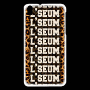 Coque HTC Desire 816 L'seum Léopard