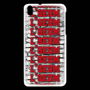 Coque HTC Desire 816 L'seum rouge