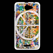 Coque HTC Desire 516 Symbole de la paix Imagine