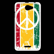 Coque HTC Desire 516 Rasta Peace and Love 15
