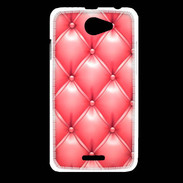 Coque HTC Desire 516 Capitonnage Rose