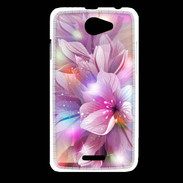 Coque HTC Desire 516 Design Orchidée violette