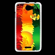 Coque HTC Desire 516 Chanteur de reggae