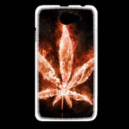 Coque HTC Desire 516 Cannabis en feu