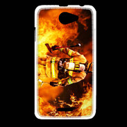 Coque HTC Desire 516 Pompiers Soldat du feu 2