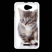 Coque HTC Desire 516 chaton gris 4
