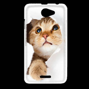 Coque HTC Desire 516 Chaton caché