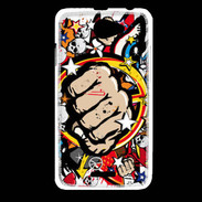 Coque HTC Desire 516 Graffiti free fight