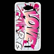 Coque HTC Desire 516 Love graffiti 2