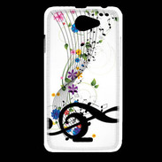 Coque HTC Desire 516 Farandole de notes de musique 1