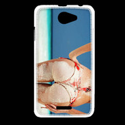 Coque HTC Desire 516 Belle fesse sur la plage