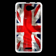 Coque HTC Desire 516 Drapeau anglais grunge