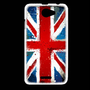 Coque HTC Desire 516 Tag Drapeau Anglais
