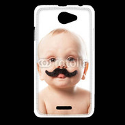 Coque HTC Desire 516 Bébé avec moustache