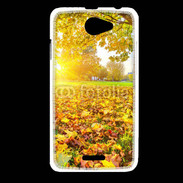 Coque HTC Desire 516 Paysage d'automne ensoleillé