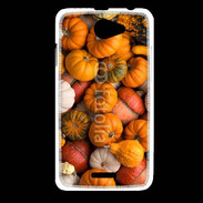 Coque HTC Desire 516 fond de citrouilles automne