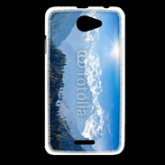 Coque HTC Desire 516 Montagne enneigée