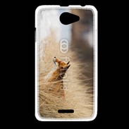 Coque HTC Desire 516 Renard paysage hiver