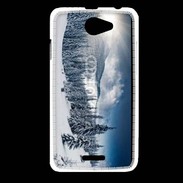 Coque HTC Desire 516 paysage d'hiver 4