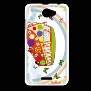 Coque HTC Desire 516 Flower power