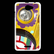 Coque HTC Desire 516 Voiture Hippie style