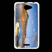 Coque HTC Desire 516 Bateau sur le Lac d'Annecy 