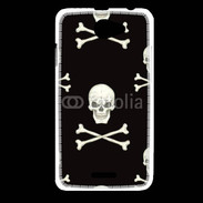 Coque HTC Desire 516 Fond tête de mort 3