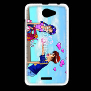 Coque HTC Desire 516 Garçon romantique