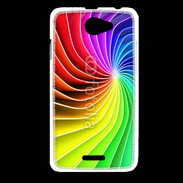 Coque HTC Desire 516 Art abstrait en couleur