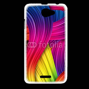 Coque HTC Desire 516 Fibres de couleur