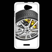 Coque HTC Desire 516 Pneu complet étrier jaune