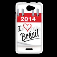 Coque HTC Desire 516 I love Bresil 2014