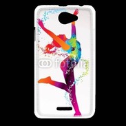 Coque HTC Desire 516 Danseuse en couleur